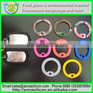 Fashion Gift Metal Silicone Dog Tag With Custom Design thumbnail-1