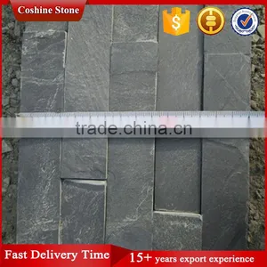 Ledge/Loose Stone Feature Wall, Black Slate Culture Stone Wall Panel thumbnail-2