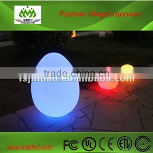 Novel Design Illuminated Plastic Led Colorful Waterproof Egg thumbnail-1