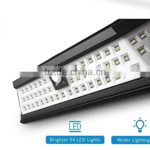 Bright 54LED Solar Power Led Wireless Security Waterproof Solar Street Light for Diveway Patio Garden Path thumbnail-3