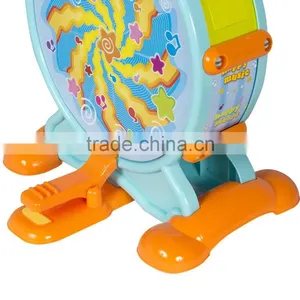 Dongguan Toys Kids Electronic Toy Drum Set With Adjustable Sing-along Microphone and Stool From Factory thumbnail-6