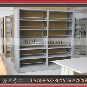 Double Sided Steel Library Shelves,School Metal Bookshelf,Steel Book Shelf thumbnail-2