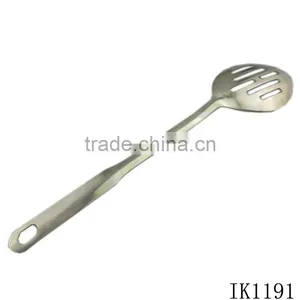 Kitchen Cooking Stainless Steel Colander Spoon thumbnail-3