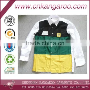 Men's 100% Cotton Mosaic Design Shirt With Long Sleeve Casual Shirt thumbnail-1