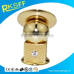 2016 Hot Sell Elegent High-end Golden Color With Diamond Phone Car Holder thumbnail-4