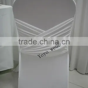 Spandex Cross Back Chair Cover 66 Kinds Color thumbnail-2