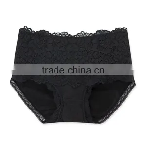 High Quality Colorful 95% Cotton 5% Spandex With Lace Custom Sexy Fancy Woman Underwear thumbnail-4