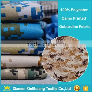 Hot Sale Wear Resistant Tooling Fabric 100% Polyester Camouflage Printed Gabardine Fabric thumbnail-1
