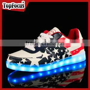 USB Charging Children Led Shoes Boys,girls Lighted Shoes Kids Led Flash Shoes thumbnail-3