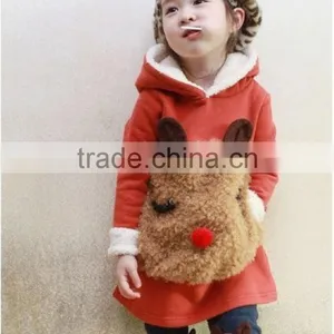 2015children Clothing Autumn Winter Bear Sweater Fleece Baby Set Hoodie Swearer Sets thumbnail-5