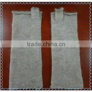 Knitted Mohair Arm Warmers thumbnail-1
