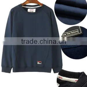 2017 New Good Quality Plain Round Neck Sweatshirt thumbnail-1