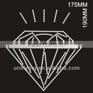 Diamond Shape Rhinestone Hot Fix Motif Designs thumbnail-1