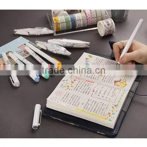 A6 Canvas Colors Cover Daily / Monthlyr /workly Loose Leaf Agenda Planner With Clasp thumbnail-4