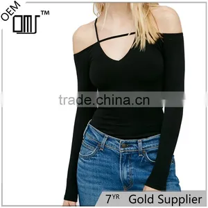 2017 OEM Cool Next-to-skin Fit Stretchy Layering Black Fitted Blouse thumbnail-1