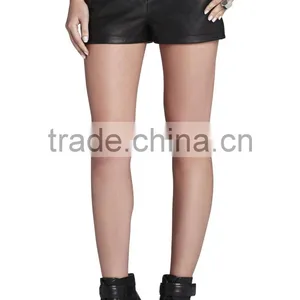 Wholesale Artificial Leather Shorts thumbnail-1