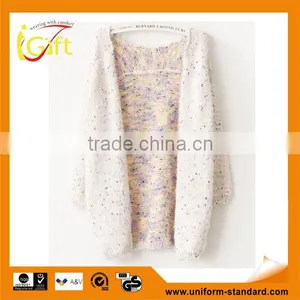 2014 Hot Sell Wholesale High Quality Cotton Long Sleeve Various Color Cardigan thumbnail-1