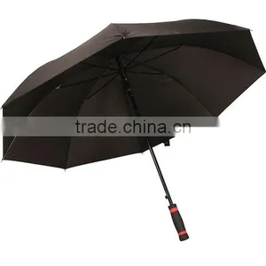 30inch Black Auto Open Golf Umbrella for Sale thumbnail-1