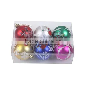 Plastic Party Decorations Multicolor Round Christmas Snowflake thumbnail-2