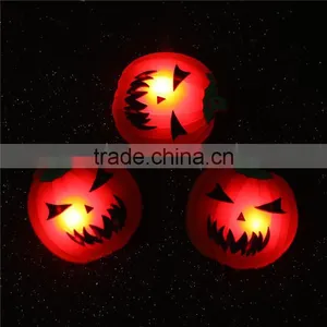 Plastic Halloween Pin Brooches Pumpkin Orange-red Custom Logo Brooch thumbnail-1