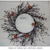 Artificial Wreath With Berries thumbnail-1