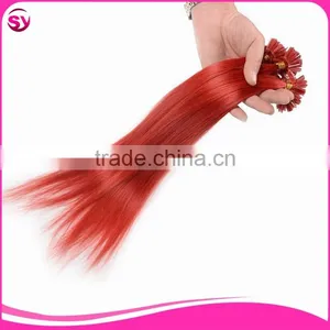 Brazilian Remy U Tip Keratin Human Hair Extension,Keratine Nail Tip Bohemian 100 Cheap Remy U Tip Hair Extension Wholesale thumbnail-5