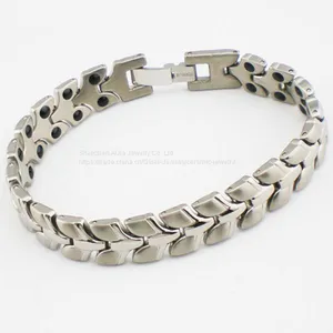7mm Wide Men Curb Link Bracelet Hand Chain For Men thumbnail-1
