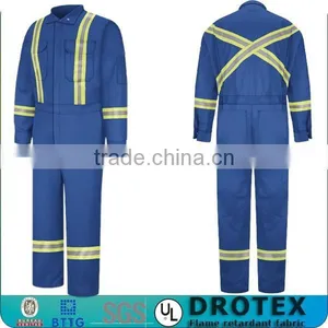 Protective Coverall NFPA2112 Compliant FR Coverall With Reflictive Stripe thumbnail-1
