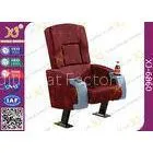 Plywood Inner Shell PU Foam Cushion Cinema Theater Chairs , Commercial Movie Theater Seats thumbnail-1