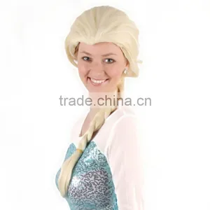 Wholesale Adult Princess Elsa Or Anna Wigs Long Hair For Celebrations thumbnail-1
