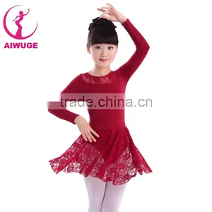 Professional Children Kids Cotton Lace Ballet Dance Tutu Dress Girls Tulle Princess Dress thumbnail-3