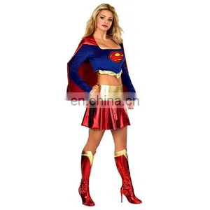 CG-COS1017 Sexy Supergirl Costume Cosplay Costume thumbnail-1
