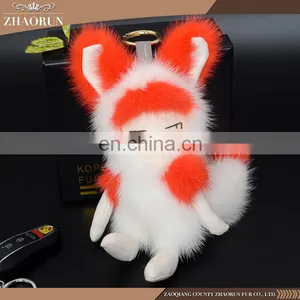 Hot Selling Fur Keychain , Fancy Mink Fur KeyChain thumbnail-4