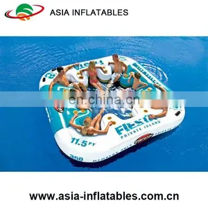 High Quality Water Party Inflatable Floating Island on Sale Inflatable Lying Bed thumbnail-1