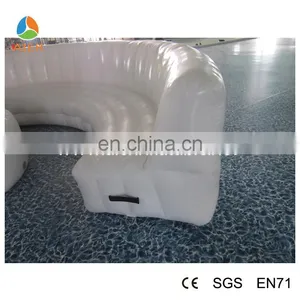 Inflatable Round Sofa, Inflatable Sofa Bed for Party, Inflatable Party Sofa thumbnail-3