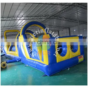 Blue and Yellow Inflatable Obstacle Course/hot Sale Inflatable Obstacle Course thumbnail-1
