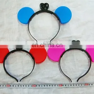 Cheap Party Plastic LED Flashing Lighted Mouse Ear Headband PH-0059 thumbnail-1