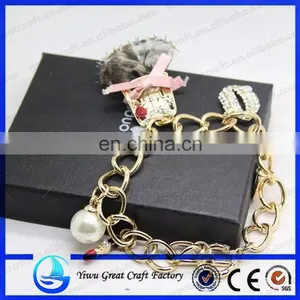 Alloy Pendants Bracelet Hand Chain Flower Plastic Pendant thumbnail-2