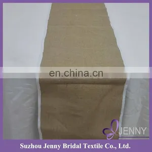 TR016A Jenny Bridal Hot Sale Burlap Table Runner thumbnail-2