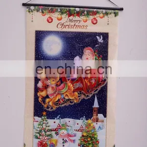 Cheap Customized 3D Christmas Pvc Hanging Sticker thumbnail-1