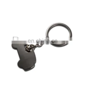 High Quality Fashion Metal Car Shaped Keychain thumbnail-1