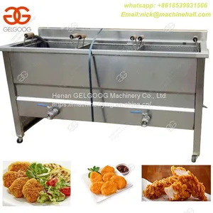 3 Basket Deep Fried Chicken Fryer/Fried Chicken Fryer for Commercial Use/High Efficiency Fried Chicken Fryer thumbnail-1