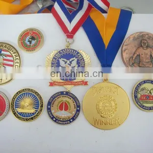 Cheap and Customized Sport Medal With Ribbons thumbnail-1