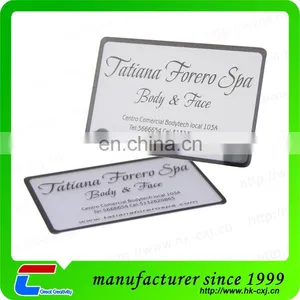 CR80 85.5*54mm Chuangxinjia Professional Manufacturer Custom Plastic Transparent Business Card thumbnail-3