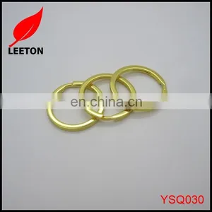 30mm Shiny Gold Flat Split Ring for Gift thumbnail-1