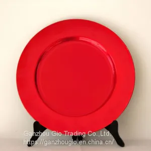 Plastic Charger Plate,christmas Decoration Plate Charger Plate Made in China YF-60015 thumbnail-1