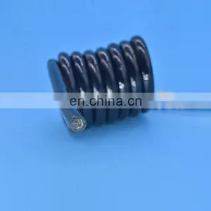 Elastomeric Power Cables Retractable Coil Cable Spring Wire Coiled Cable thumbnail-1