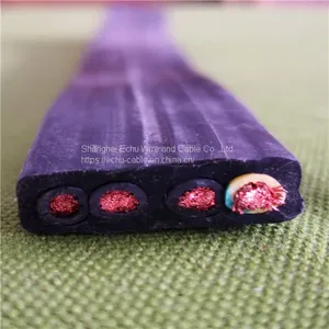 Factory Produce Flexible Rubber Flat Crane Cable thumbnail-2