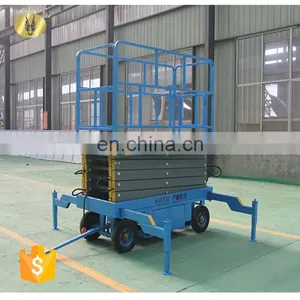 7LSJY Shandong SevenLift Adjustable Hydraulic Mobile Pallet Platform Jlg Manlift Ladder Lift in thumbnail-3