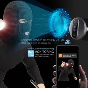 Wifi 4.3 HD LCD Digital Video Peephole Security Smart Doorbell Infrared Camera thumbnail-5